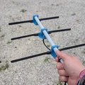 Ăng-ten Yagi 3 phần tử 70cm / 433MHz dạng thước cuộn gấp gọn cho định hướng - Thumbnail 1