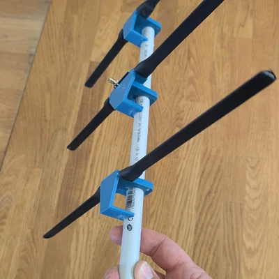 Ăng-ten Yagi 3 phần tử 70cm / 433MHz dạng thước cuộn gấp gọn cho định hướng