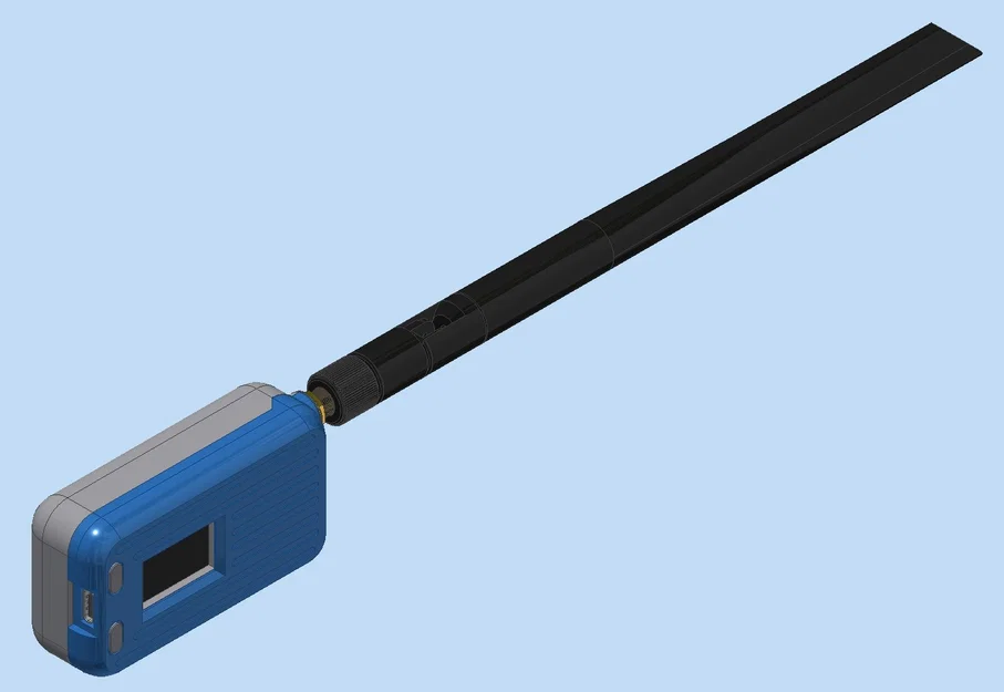 Vỏ hộp in 3D bảo vệ cho thiết bị Heltec T096 kèm pin 3000mAH - Image 1