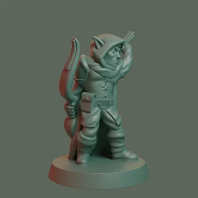 Mô hình Elf Ranger nam tỉ lệ 28mm (FDM, không cần support)