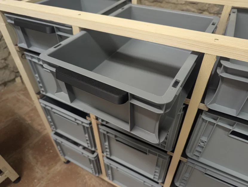 Tay nắm ngăn kéo cho thùng nhựa Bauhaus Eurobox - Image 1