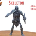 Skeleton Melee - Mô hình Bộ xương chiến đấu sẵn sàng in - Thumbnail 1