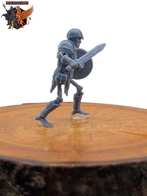 Skeleton Melee - Mô hình Bộ xương chiến đấu sẵn sàng in - Image 2
