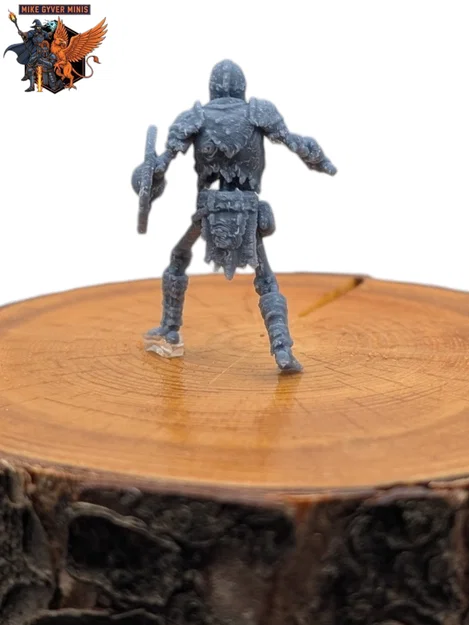 Skeleton Melee - Mô hình Bộ xương chiến đấu sẵn sàng in - Image 3