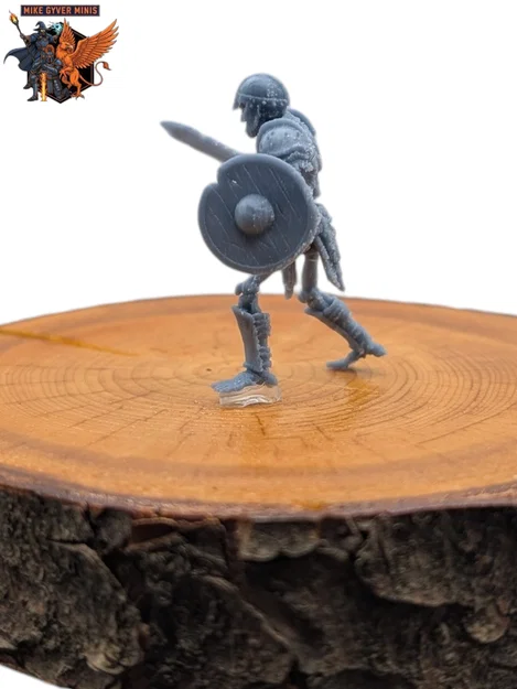 Skeleton Melee - Mô hình Bộ xương chiến đấu sẵn sàng in - Image 4