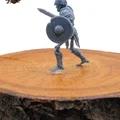Skeleton Melee - Mô hình Bộ xương chiến đấu sẵn sàng in - Thumbnail 4