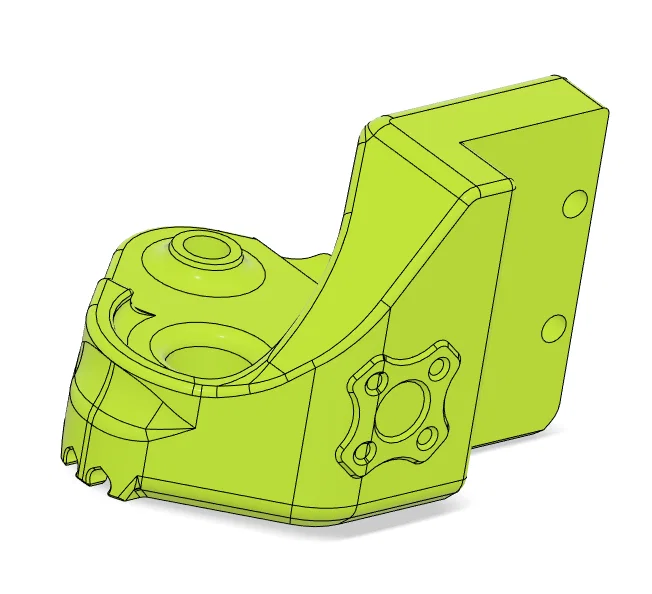 Bộ gá WobbleX phía trước cho Voron Trident-R1 - Image 1