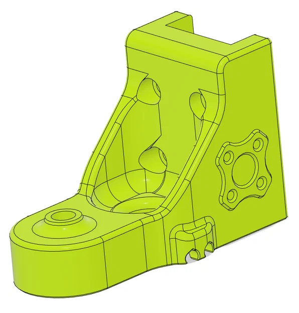 Bộ gá WobbleX phía sau cho Voron Trident-R1 - Image 1