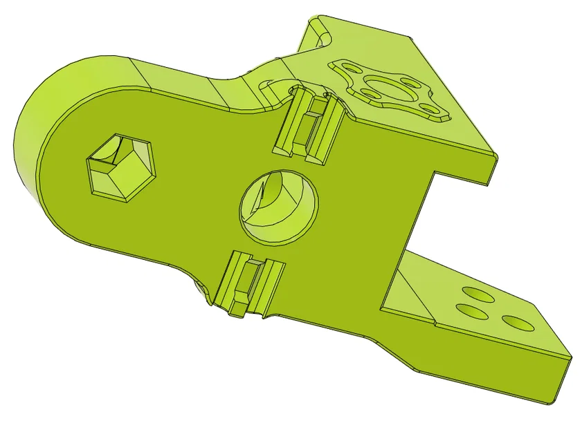 Bộ gá WobbleX phía sau cho Voron Trident-R1 - Image 2