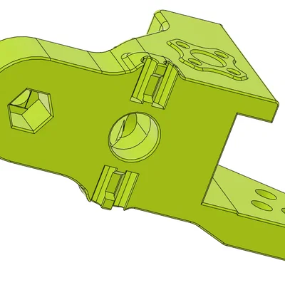 Bộ gá WobbleX phía sau cho Voron Trident-R1