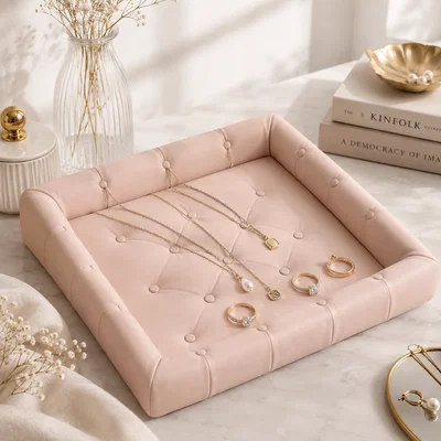 File STL Khay Đựng Trang Sức Hình Gối Phồng – Decor Bàn Trang Điểm Phong Cách Coquette