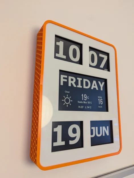 Đồng hồ E-Paper 5 tấm lấy cảm hứng từ Flip Clock - Image 1