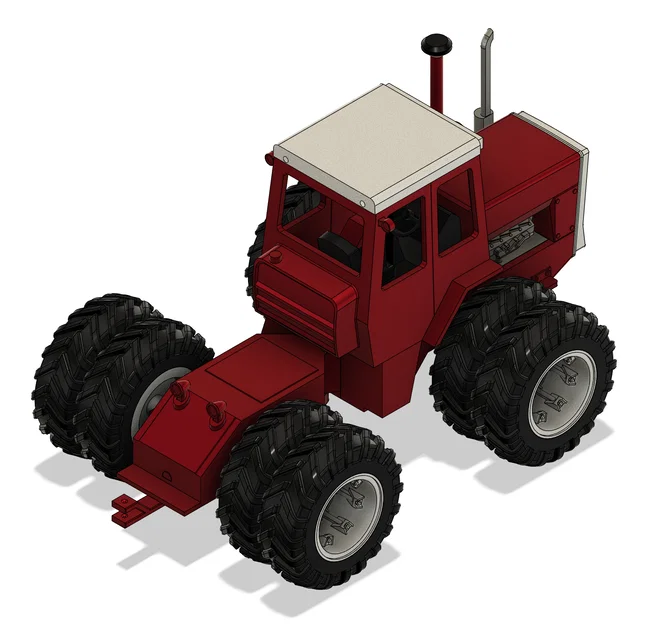 Mô hình máy kéo Massey Ferguson 1500 4WD tỷ lệ 1:16 in 3D - Image 3