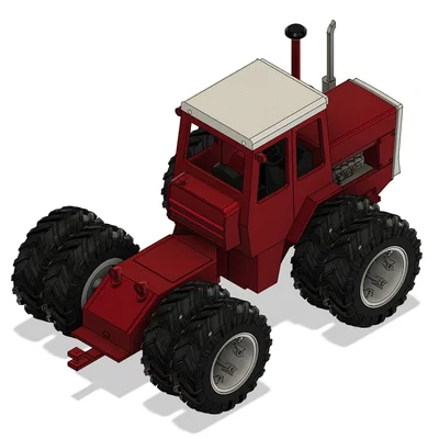 Mô hình máy kéo Massey Ferguson 1500 4WD tỷ lệ 1:16 in 3D