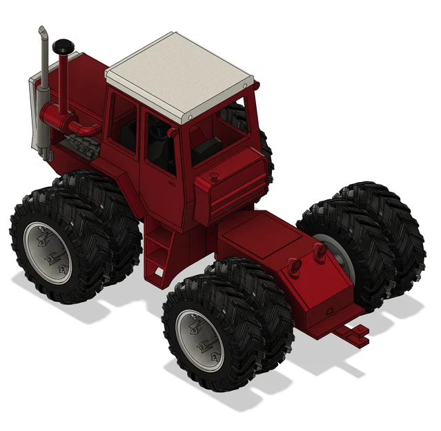 Mô hình máy kéo Massey Ferguson 1500 4WD tỷ lệ 1:16 in 3D - Image 4