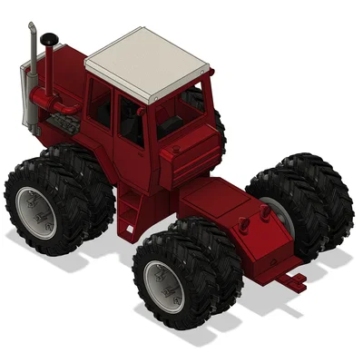 Mô hình máy kéo Massey Ferguson 1500 4WD tỷ lệ 1:16 in 3D