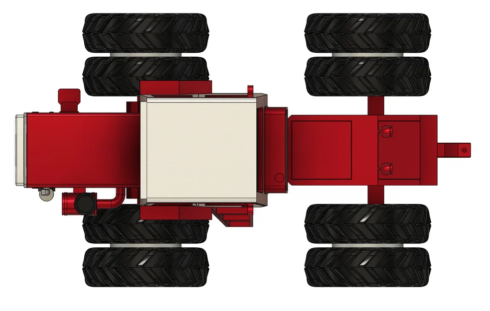 Mô hình máy kéo Massey Ferguson 1500 4WD tỷ lệ 1:16 in 3D - Image 5