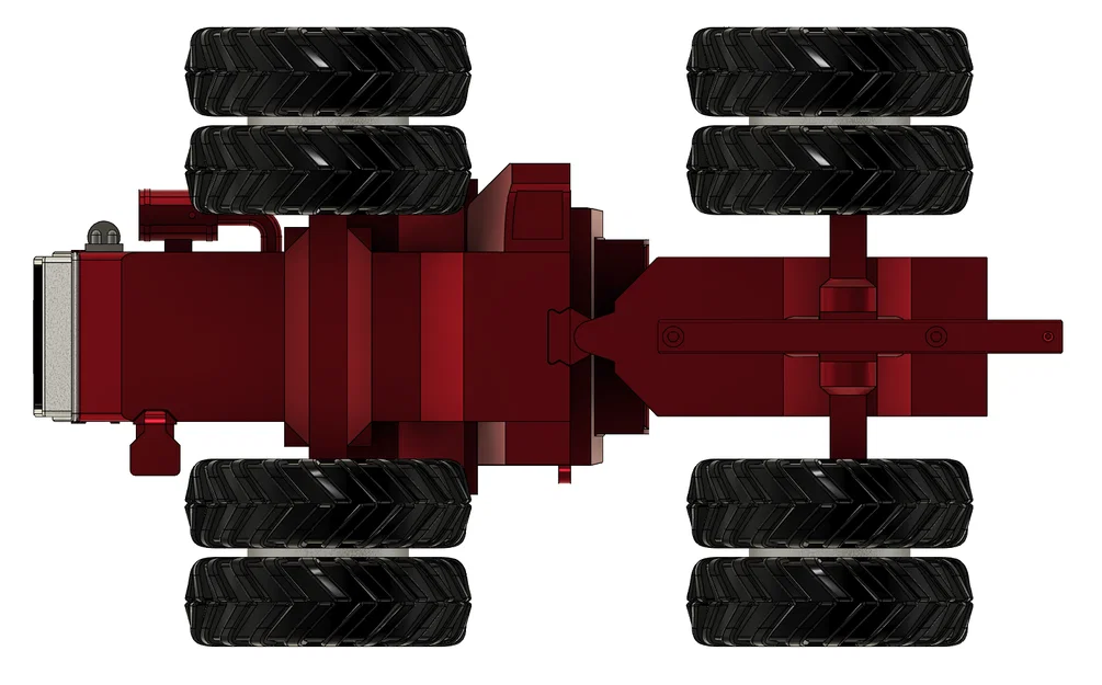 Mô hình máy kéo Massey Ferguson 1500 4WD tỷ lệ 1:16 in 3D - Image 6