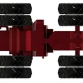 Mô hình máy kéo Massey Ferguson 1500 4WD tỷ lệ 1:16 in 3D - Thumbnail 6