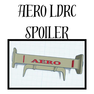 Cánh gió độ AERO cho xe RC LDRC thiết kế độc đáo