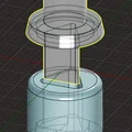 Chốt Bản Lề Hộp Công Tơ Ngoài Trời (Có Rãnh O-Ring + Khóa) - Thumbnail 3