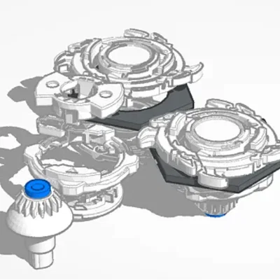 Mô hình Beyblade Dragoon 25 năm - Tự in 3D tại nhà cực chất