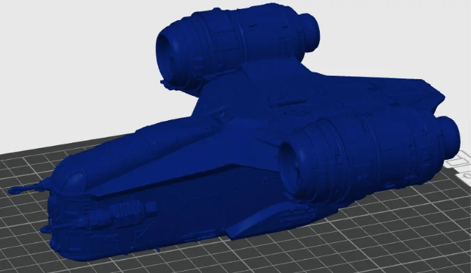 Mô hình 3D Razor Crest - Tàu vũ trụ The Mandalorian cực đẹp - Image 1