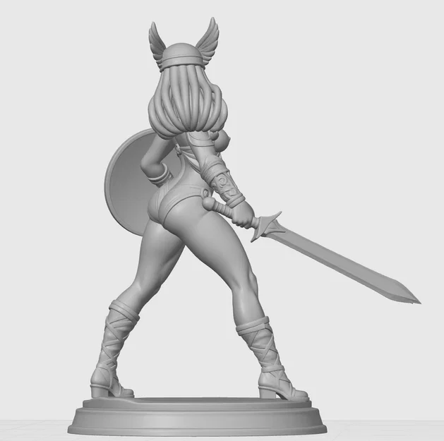 Mô hình nữ chiến binh Amazon (Amazon Girl) sắc nét cho máy in 3D - Image 2