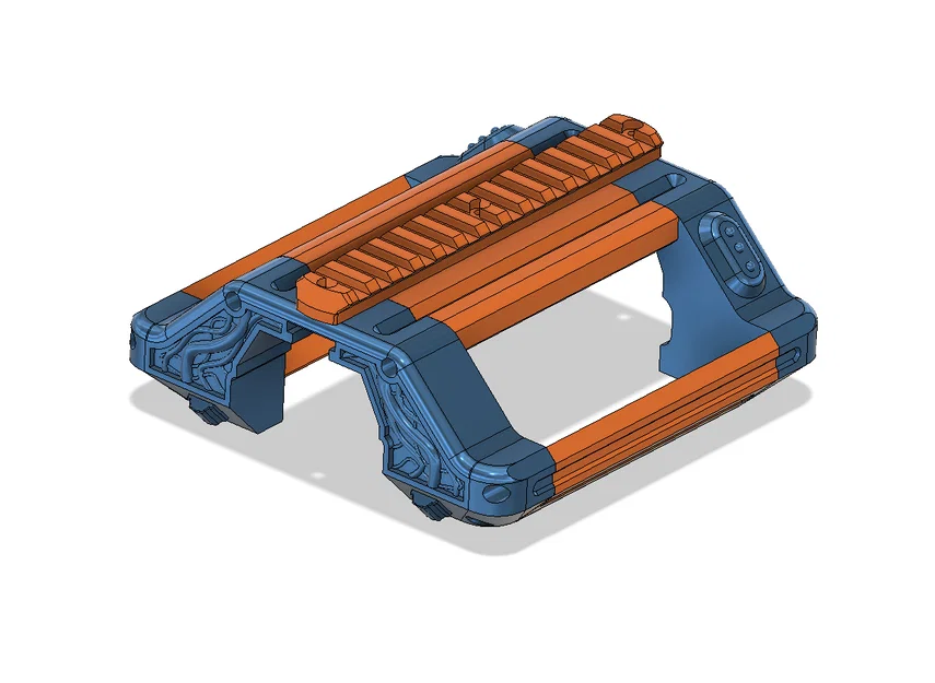 Ốp gia cố Fancy Dart Zone Vulcanator Magazine Brace in 3D - Image 1