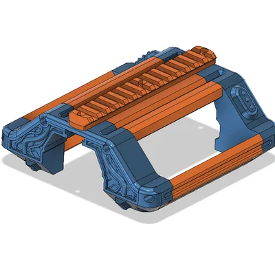 Ốp gia cố Fancy Dart Zone Vulcanator Magazine Brace in 3D
