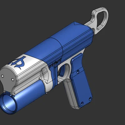 Trident (Silly Shell Pistol) - Mẫu súng ngắn nạp đạn dưới