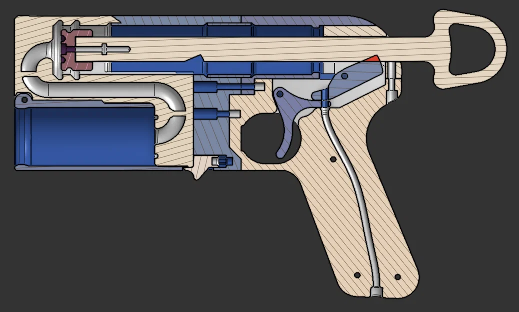 Trident (Silly Shell Pistol) - Mẫu súng ngắn nạp đạn dưới - Image 3