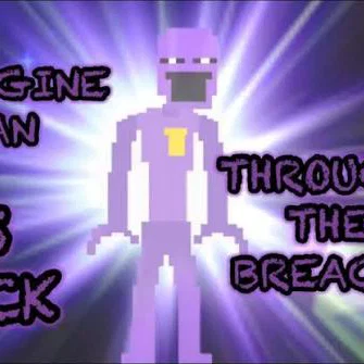 Mô hình 3D Aubergine Man (Purple Guy) chất lượng cao cho fan game
