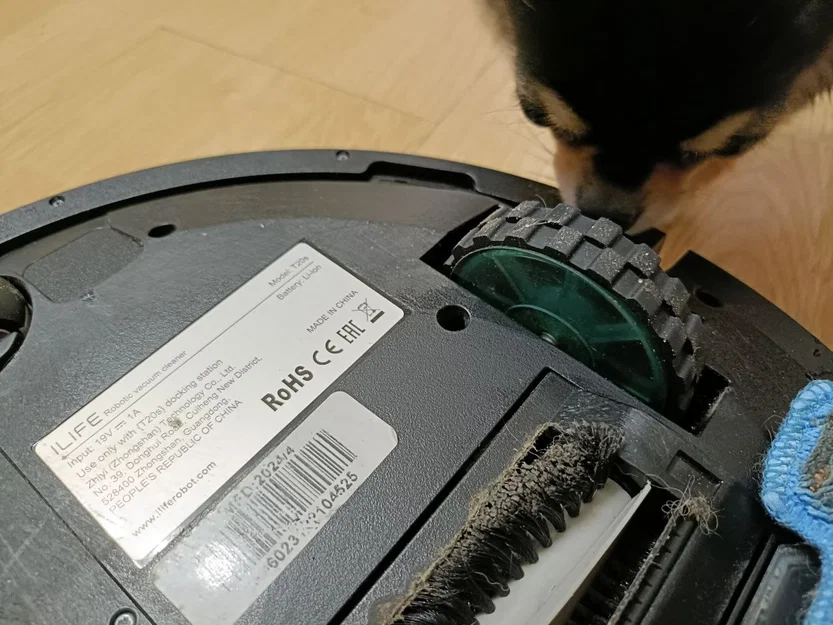 Bánh xe thay thế ILife T20S dùng lốp iRobot Roomba - Image 2