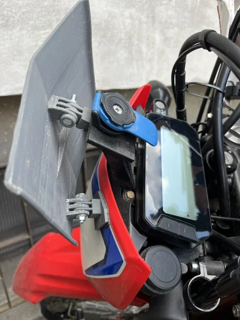 Tấm chắn gió CRF300L kèm giá đỡ điện thoại - Image 2