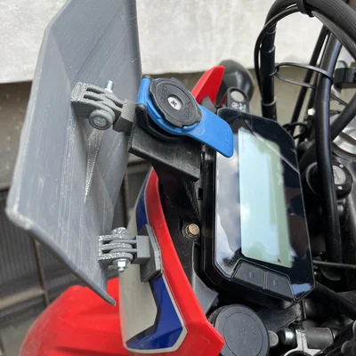 Tấm chắn gió CRF300L kèm giá đỡ điện thoại