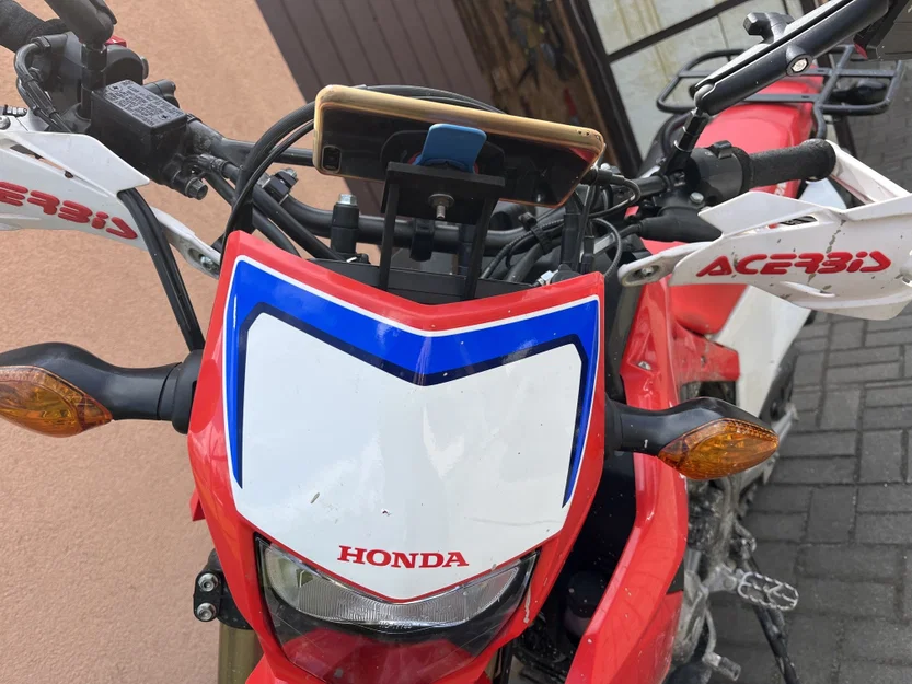 Tấm chắn gió CRF300L kèm giá đỡ điện thoại - Image 3