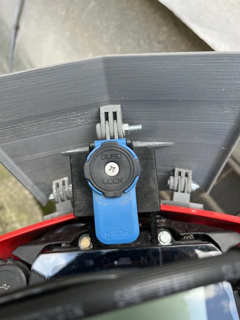 Tấm chắn gió CRF300L kèm giá đỡ điện thoại - Image 4