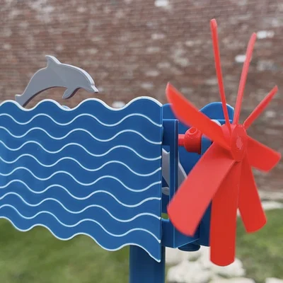 Whirligig, Dolphins - Chong chóng cá heo trang trí
