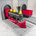Bộ chặn sách hình tàu hỏa hơi nước - Train Bookends - Thumbnail 1