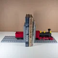 Bộ chặn sách hình tàu hỏa hơi nước - Train Bookends - Thumbnail 2