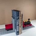 Bộ chặn sách hình tàu hỏa hơi nước - Train Bookends - Thumbnail 3
