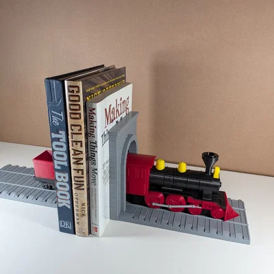 Bộ chặn sách hình tàu hỏa hơi nước - Train Bookends
