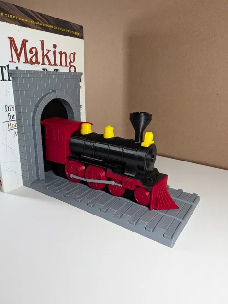 Bộ chặn sách hình tàu hỏa hơi nước - Train Bookends - Image 7
