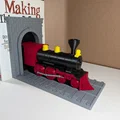Bộ chặn sách hình tàu hỏa hơi nước - Train Bookends - Thumbnail 7