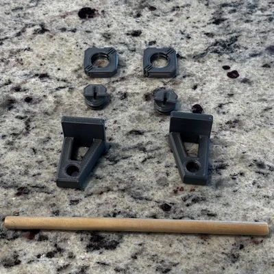 Giá đỡ thanh gỗ (dowel rod) treo khăn tiện lợi cho hệ thống OpenGrid