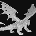 Mô hình Rồng 3D tinh xảo - Dragon alone and with base - Thumbnail 5