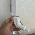 Bộ chuyển đổi góc 90° gom hai ống thoát nước máy lạnh về một - Thumbnail 2