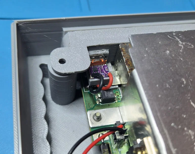 Tấm chặn mặt sau (Backplate) lắp USB-C cho SNES (Hỗ trợ 9v Trigger Board) - Image 4