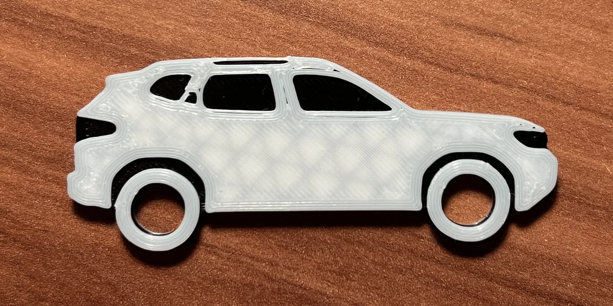 Móc khóa Dacia Bigster in 3D - Phụ kiện độc đáo cho người mê xe - Image 1